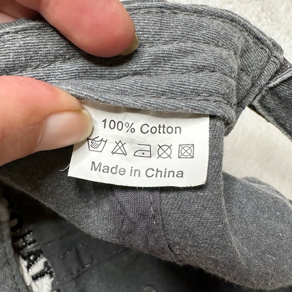 Youth Lake Tahoe Embroidered Mile High Mountains Dad Cap Grey Unisex Kid’s OS - Picture 9 of 9